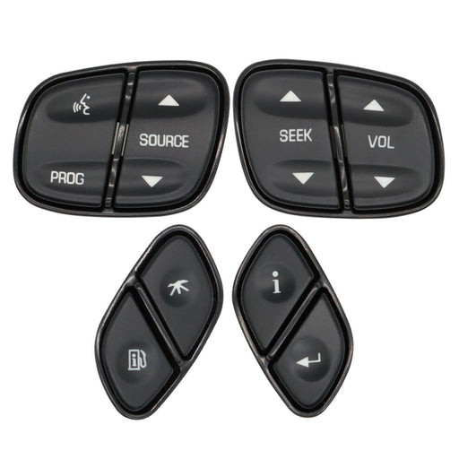 DURAFORCE 4x Steering Wheel Switch Control Buttons for Chevrolet Suburban 1500 2500