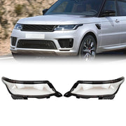DURAFORCE For Land Rover Range Rover Sport 2018-2022 A Pair Front Headlight Lens Cover