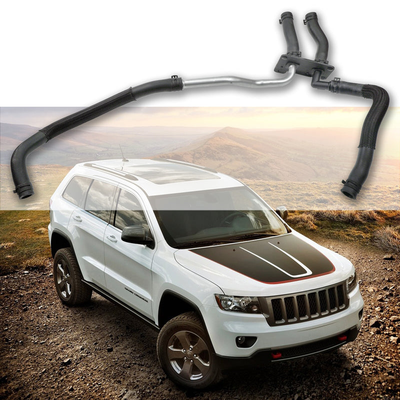 DURAFORCE Heater Hose Set and Return Hose For Grand Cherokee 2011-21 Dodge Durango 2011-14