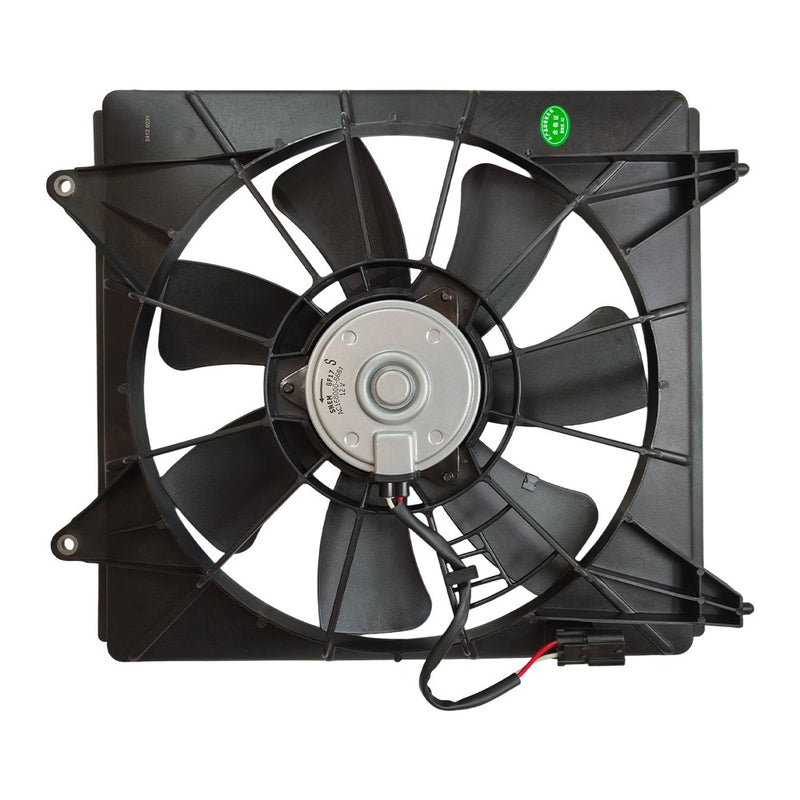 DURAFORCE Engine Radiator Cooling Fan For Acura TSX Honda Accord 38611R40A01 Right Side