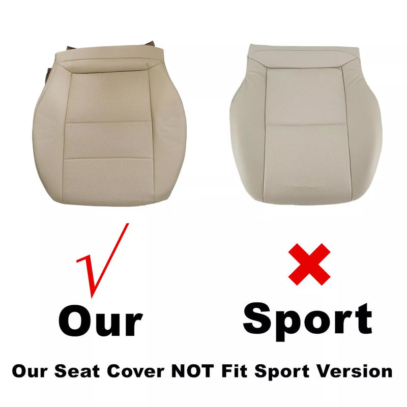 Driver Bottom Replacement Beige Seat Cover for Mercedes Benz GLK350 2008 2015