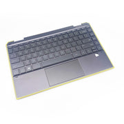 DURAFORCE Palmrest Keyboard Backlit Touchpad L73748-001 For HP Spectre X360 13-AW TPN-Q225