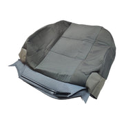 DURAFORCE Driver Passenger Bottom&Top Cloth Seat Cover Gray For Ford F150 XLT 2015-2020