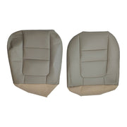 DURAFORCE Driver Passenger Bottom Top Leather Seat Cover TAN For 2001 Ford F250 Lariat New