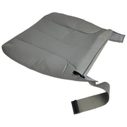 DURAFORCE Passenger Side Bottom Leather Seat Cover Gray For 2002-2005 Dodge Ram 1500 SLT