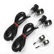 DURAFORCE 4Pack Motorcycle Car LED License Plate Light 5630/5730 SMD Screw Bolt Lamp Bulbs