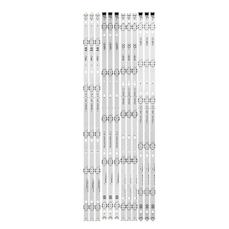 65UJ63 UHD A B C D LED strips for 65UJ634V 65UJ6300 65UJ630V 65UJ5500