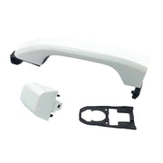 DURAFORCE Rear Left Right Olympic White Door Handle for Chevrolet Silverado 2014 2019