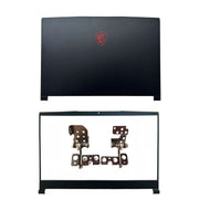 DURAFORCE For MSI GF65 Thin 9SD 9SE MS-16W1 MS-16W2 Back Cover & Front Bezel Hinges 15.6"