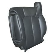 DURAFORCE For 1999-2002 Chevy Silverado 1500 Driver & Passenger Leather Seat Cover Black
