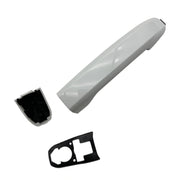 DURAFORCE Rear Left Right Olympic White Door Handle for Chevrolet Silverado 2014 2019