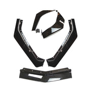 DURAFORCE For Corvette C8 Z51 STG 2020-2024 Gloss Black Front Bumper Lip Splitter