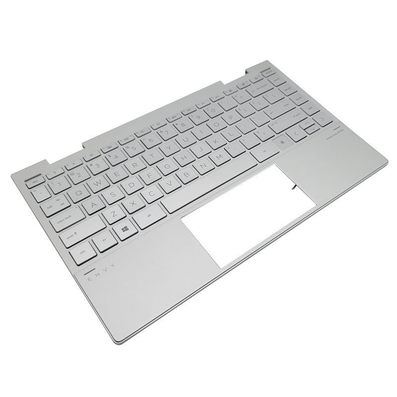 DURAFORCE For HP Envy X360 13-BD 13M-BD 13-AY Palmrest Backlit Keyboard Silver M82698-001