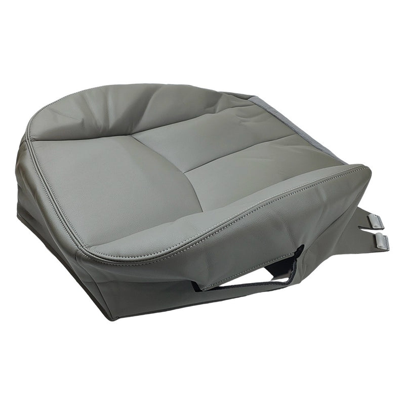 DURAFORCE Driver Bottom Leather Seat Cover Gray For 2003 2004 - 2006 GMC Sierra