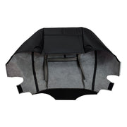 DURAFORCE Driver Passenger Leather Seat Cover Black For Chevy Silverado 1500 2500 2007-14