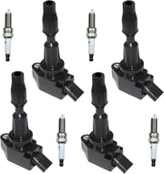 DURAFORCE 4 Ignition Coils Pack UF764 and Iridium Spark Plugs for K-ia Optima 2L 2.4L