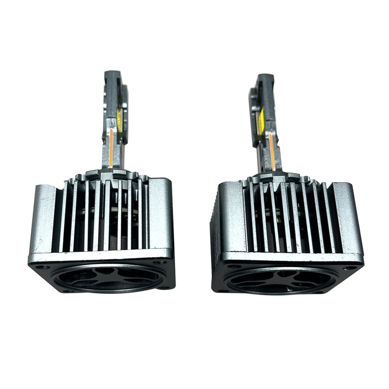 DURAFORCE 1 Pair D3S D3R LED Headlight Bulbs Kit 6500K White HID Xenon Conversion Lamp
