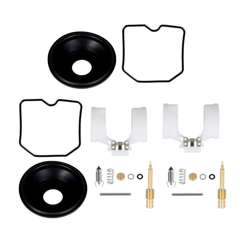 DURAFORCE For Kawasaki EX250 Ninja 250R 2001-2012 2X Carburetor Repair Kit Diaphragm Float