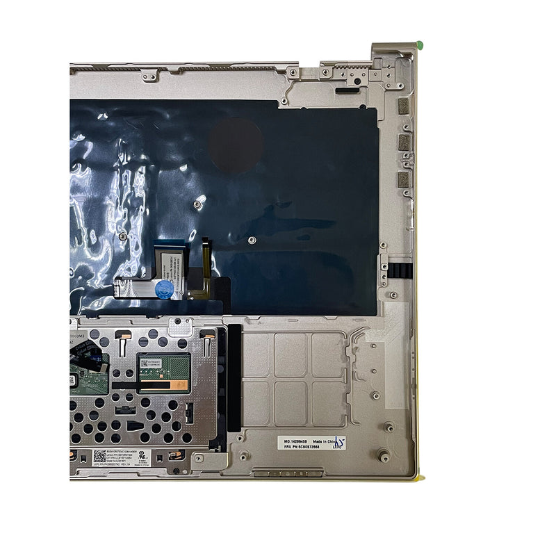 DURAFORCE New For Lenovo Yoga C930-13 C930-13IKB Palmrest Backlit Keyboard Touchpad Gold
