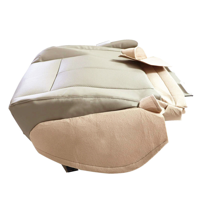 Driver Passenger Leather Bottom Seat Cover Tan for Ford Expedition 2007 2014