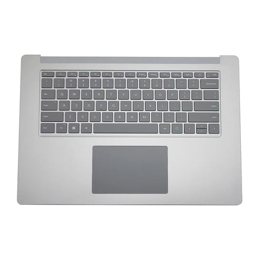DURAFORCE New Silver Palmrest Keyboard Touchpad For Microsoft Surface Laptop 3 15" 1873 US