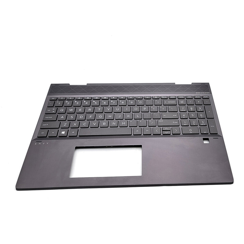 DURAFORCE For HP 15-DS1083CL 15M-DS0011DX 15-DS Palmrest Backlit Keyboard L53987-001 Gray