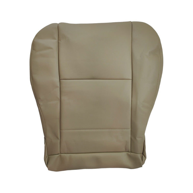 DURAFORCE Driver Side Bottom Leather Seat Cover Tan For 2000-2004 Toyota Tundra Sequoia