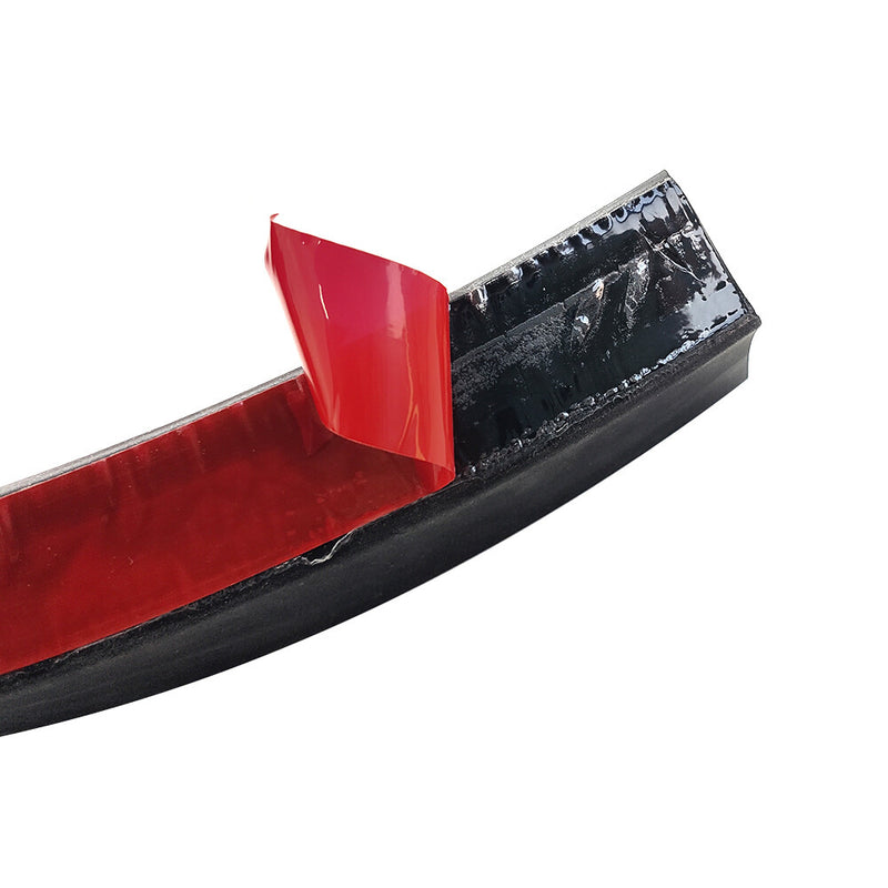 DURAFORCE 2.5M Car Front Bumper Lip Splitter Body Spoiler Chin Skirt Universal Black