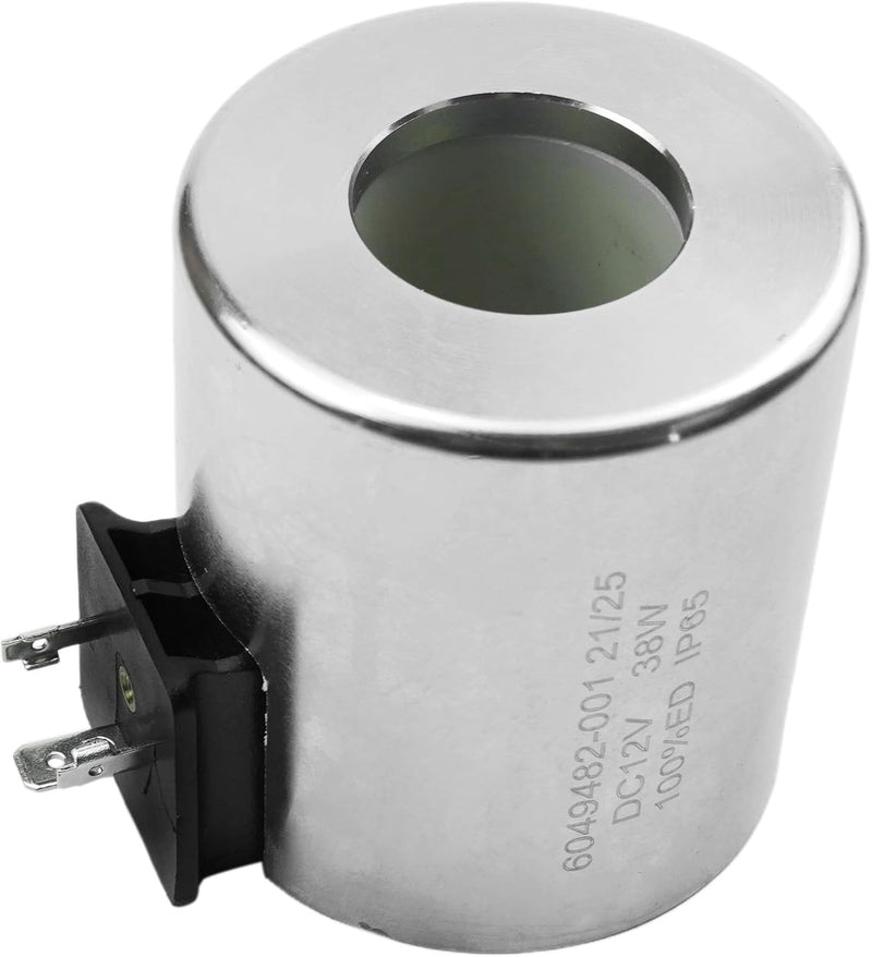 DURAFORCE 617470 Hydraulic Power Supply Coil Assembly for Solenoid Valve Coil 12VDC 38W