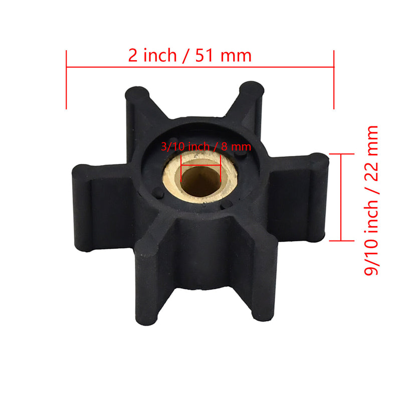DURAFORCE Brass Core Impeller with O-Ring Kit 49162771 For Milwaukee Transfer Pump M18