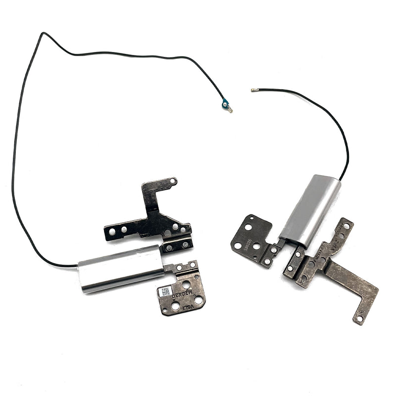 DURAFORCE New Silver LCD Hinges L & R With Antenna For Lenovo Yoga 730-13IKB 730-13IWL US
