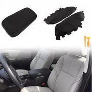 DURAFORCE Door Panel Center Console Lid Armrest Cover Black For 2013-2018 Toyota Avalon