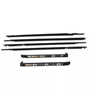 DURAFORCE Car Quarter Door Belt Moulding Black Set For 2003-2008 2009 Toyota Prado GX470