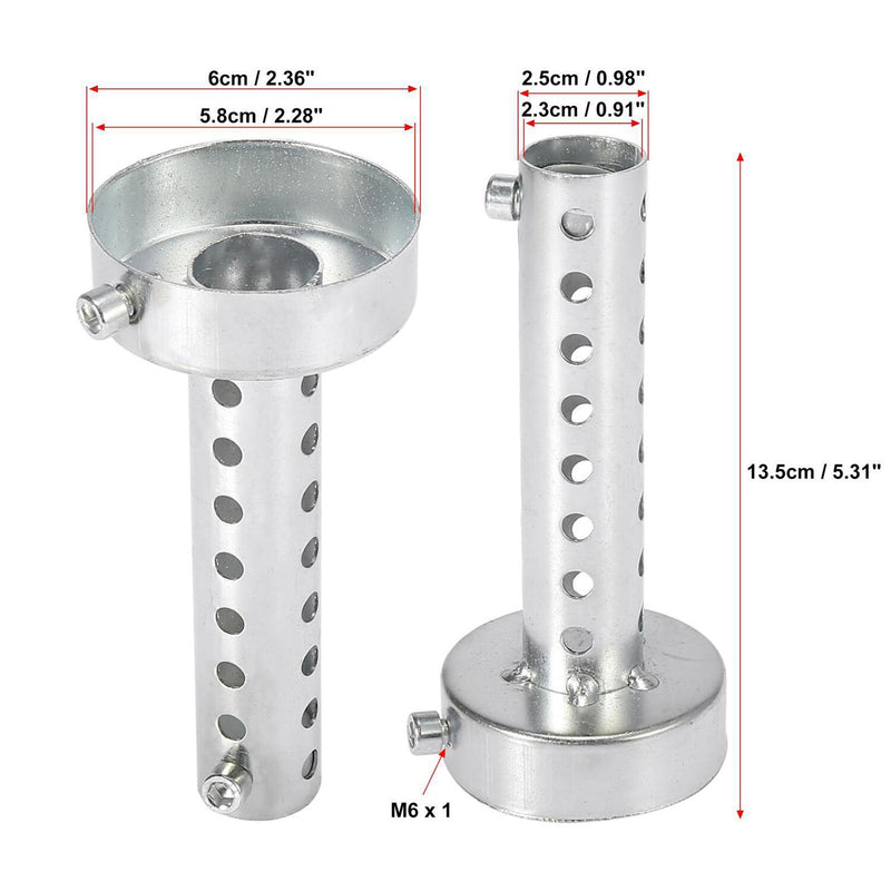 Exhaust Pipe Silencer Muffler Insert Baffle Motor Motorcycle Universal Part
