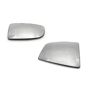 DURAFORCE Mirror Glass Upper&Lower Passenger Side Right RH For Ford Transit-150 2018 XL