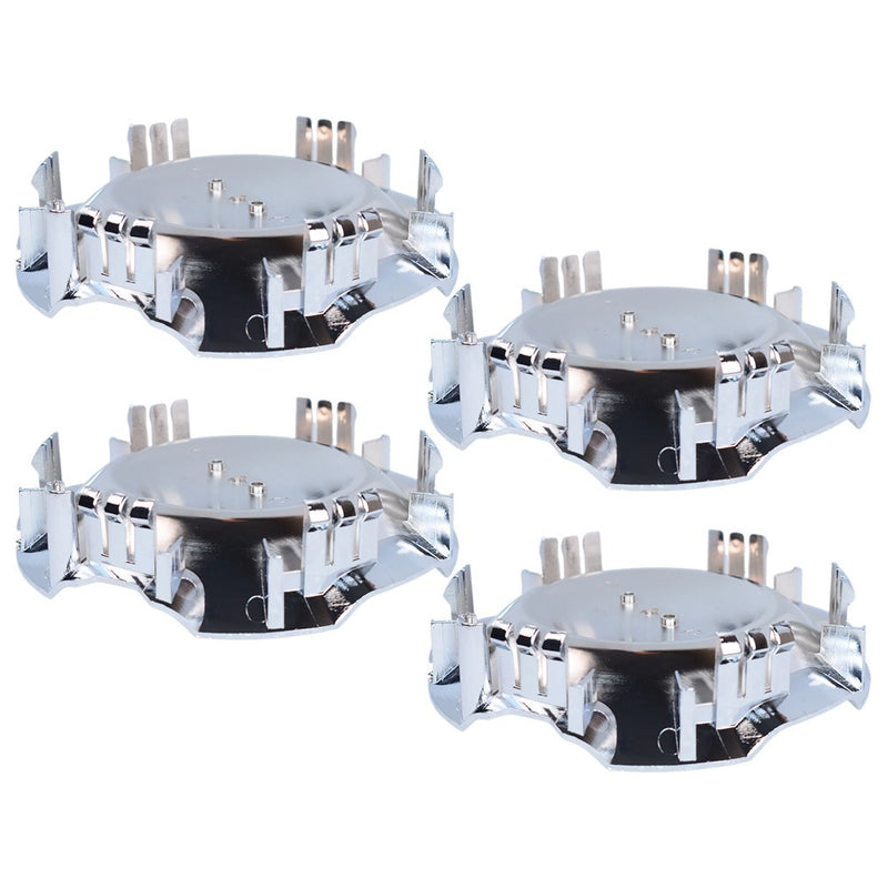 DURAFORCE New Chrome ABS Center Caps 4PCS for Chevy Suburban 2007-2014 for 7.2" Diameter
