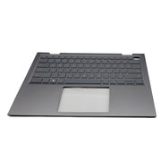DURAFORCE New For Dell Inspiron 5410 2-in-1 Palmrest Backlit Keyboard 04GR69 4GR69 US
