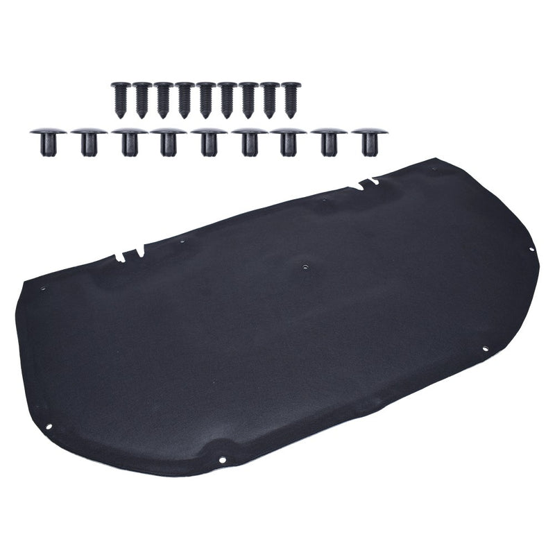 DURAFORCE For Toyota Camry 2018-2022 Cotton Hood Engine Sound Heat Insulation Pad Black