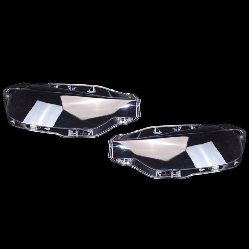 DURAFORCE A Pair Left&Right Headlight Headlamp Lens Cover For BMW 3-Series F30 F35 2016-18