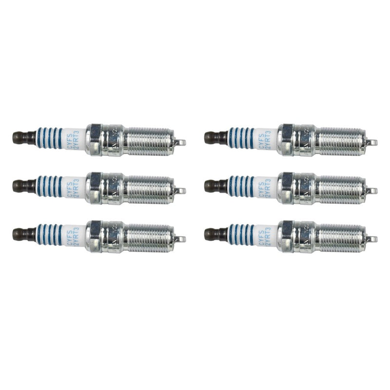 DURAFORCE NEW 6 SPARK PLUGS FOR 2015-2025 FORD LINCOLN CYFS-092-YPT SP594 95927 ILTR6S8