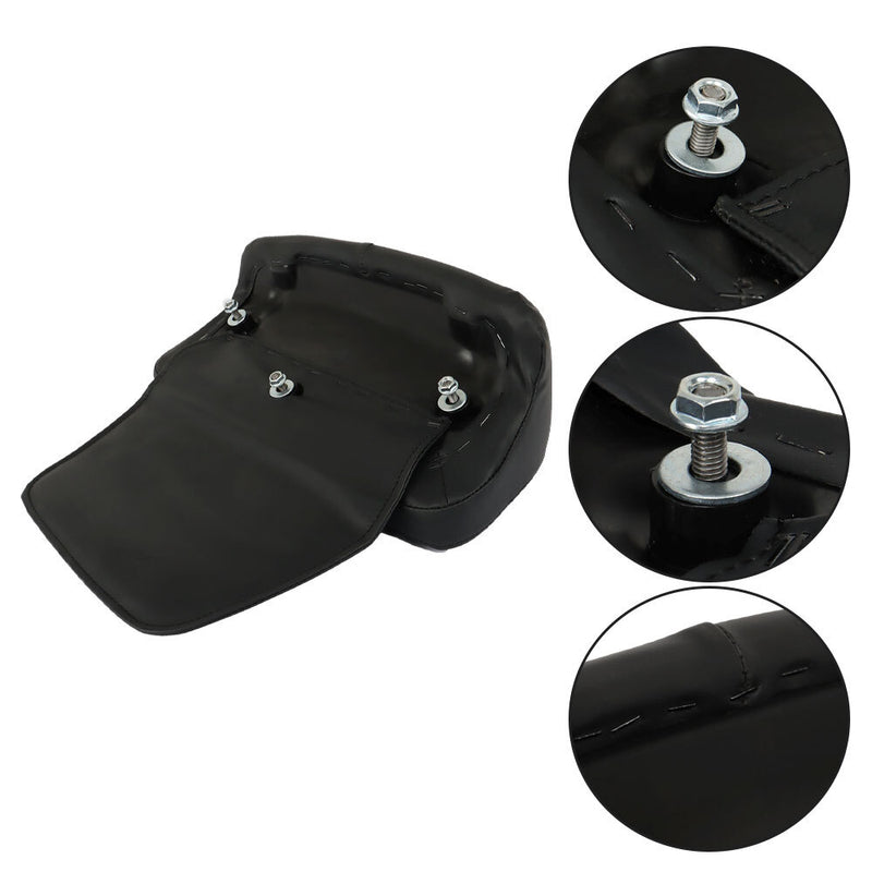DURAFORCE Backrest Pad Orange Stitching For Touring CVO Street Glide Road Glide 2009+ USA