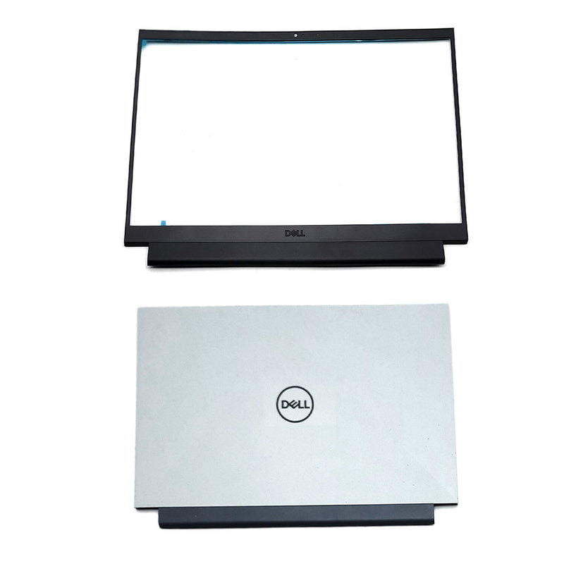 DURAFORCE 0W9XD4 W9XD4 White For Dell G15 5510 5511 5515 Top Lid Rear Back Cover+ Bezel US