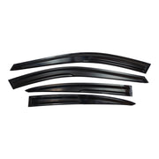 DURAFORCE Window Visor Vent Rain Shades Guards Deflectors For 04-08 Acura TL Sedan Black