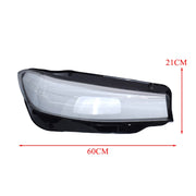 DURAFORCE For BMW 3-Series G20 G28 2023-2024 Pair Front Headlight Cover Clear+Sealant Glue
