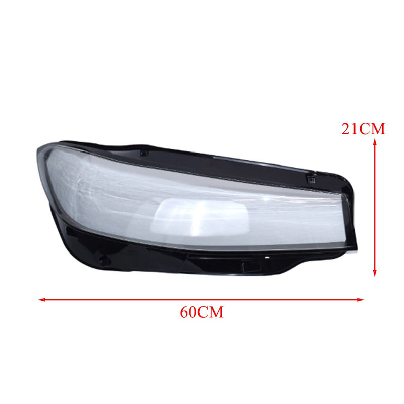 DURAFORCE For BMW 3-Series G20 G28 2023-2024 Pair Front Headlight Cover Clear+Sealant Glue