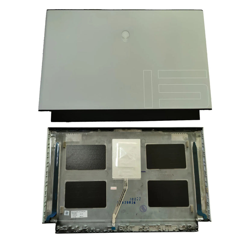 DURAFORCE New For Dell Alienware M15 R3 LCD Back Cover Top Case Rear Lid White 0MFC9P US