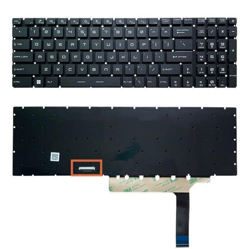 DURAFORCE For MSI GE76 Raider 10UG 10UH 11UG 11UH 11UE MS-17K3 GP76 Keyboard W/RGB Backlit