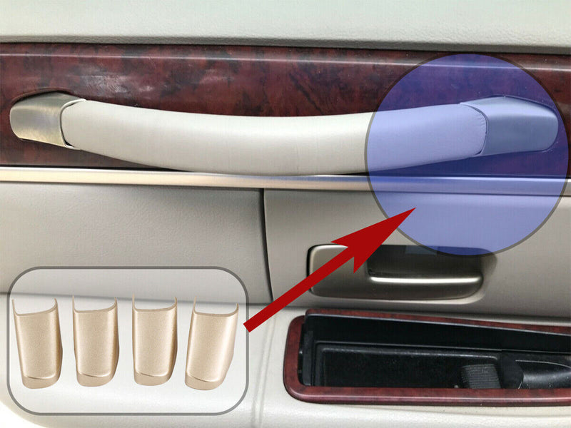 4PCS Door Pull Strap End Caps for Lincoln Town Car 2003 2004 2005 2006 2008 2011