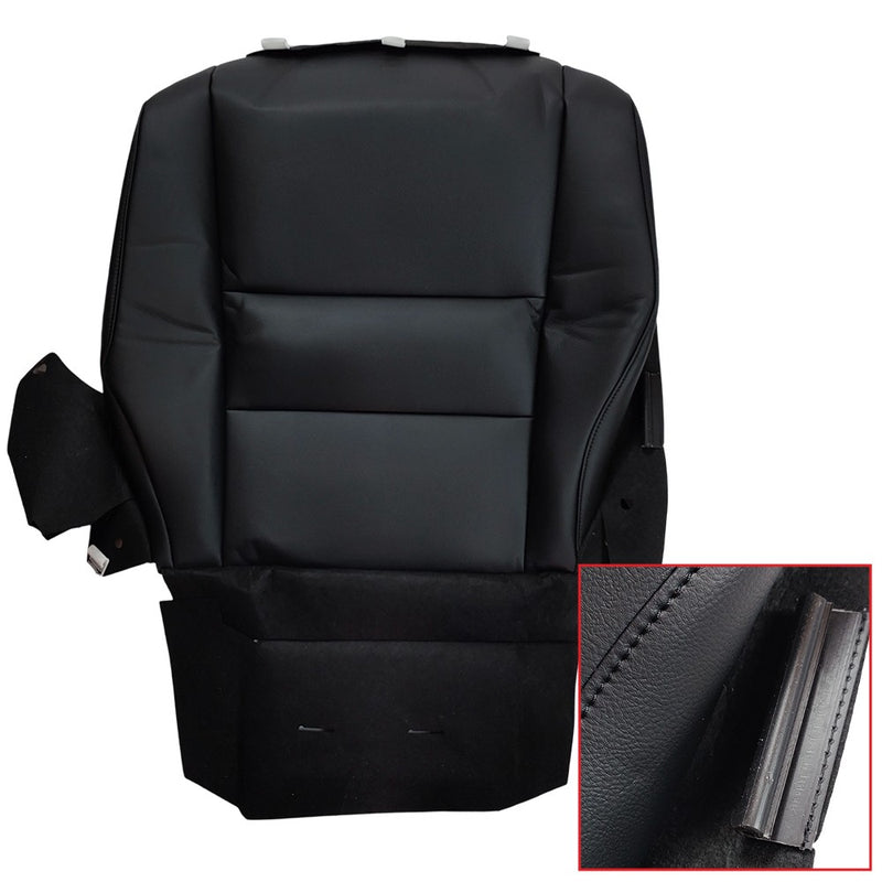 DURAFORCE Fit For 2007 2008 2009 - 2011 Honda CR-V DRIVER Bottom Leather Seat Cover Black