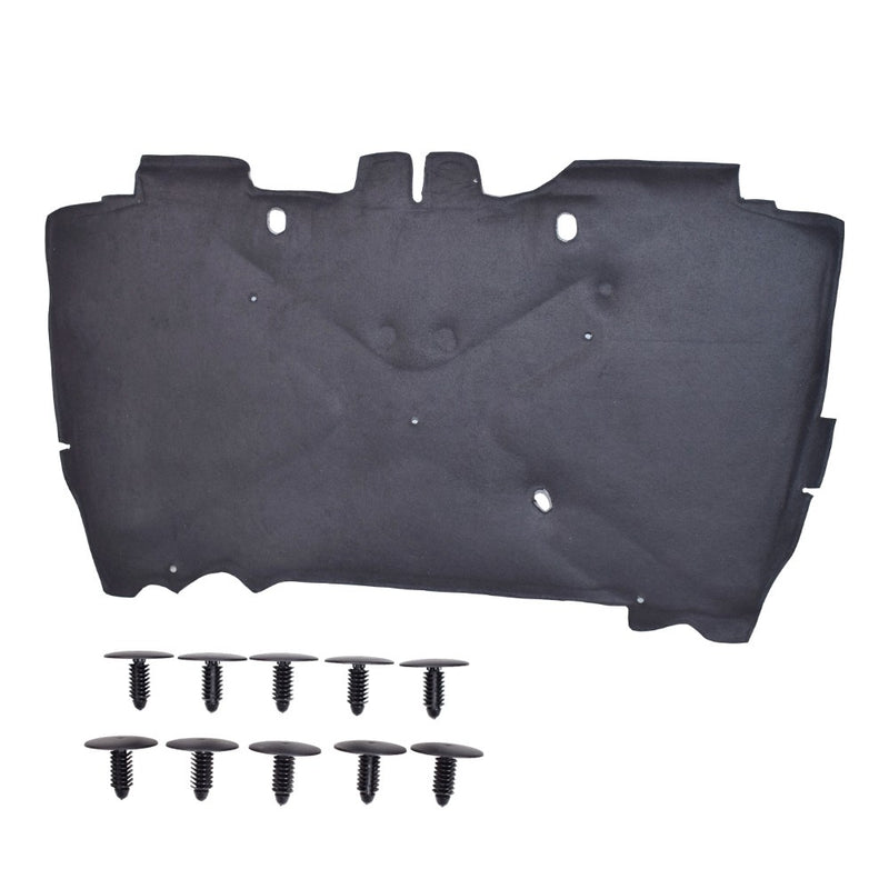 DURAFORCE Engine Mat Hood Insulation Pad Heat Shield For Jeep Wrangler 3.6L 3.8L 2007-2017